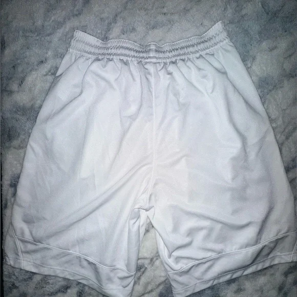 White Nike Basketball Shorts - Picture 2 of 3